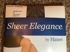 Sheer Elegance by Hanes pantyhose, color black shadow, size: AB — photo 3