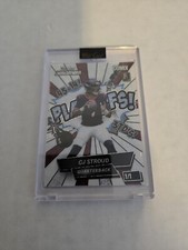 CJ Stroud 2023 Wild Card ALUMINATION Rookie RC COMIX BLACK LABEL 1/1 White SSP