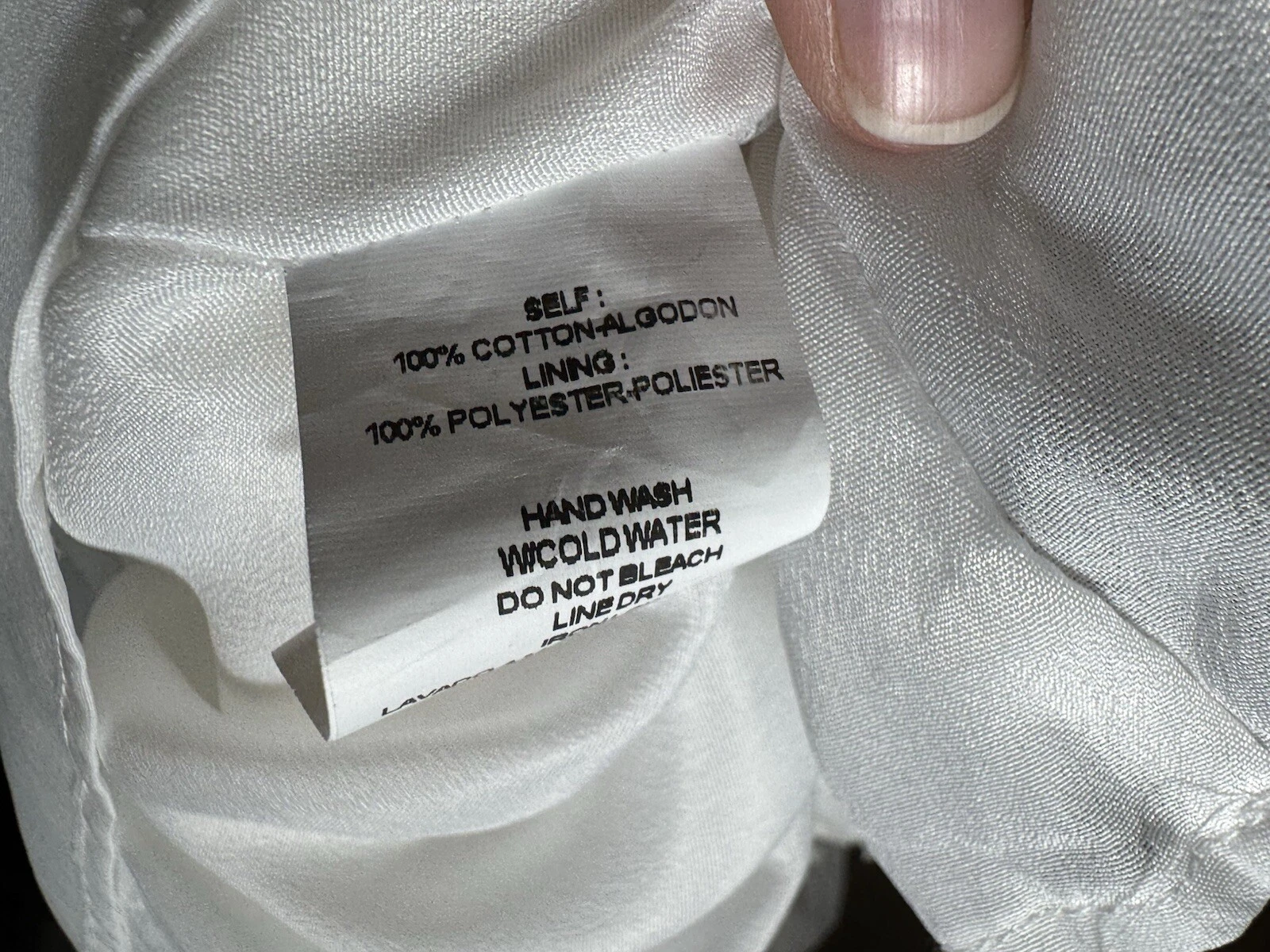 VALENTINO &Merci Abito donna bianco con volant a strati taglio maxi cottage spiaggia angelo fata M