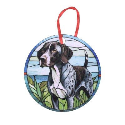 German Shorthaired Pointer 02 Design Holographic Dog Ornament