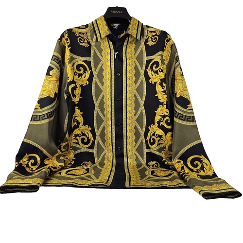 FIRST LINE VERSACE CLASSIC MEDUSA BAROQUE SILK BLAZER JACKET 48