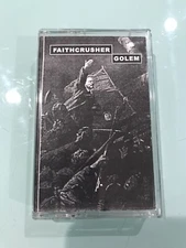 36/65 Faithcrusher  + Golem 2000 Split Cassette Tape Power Electronics Noise NEW