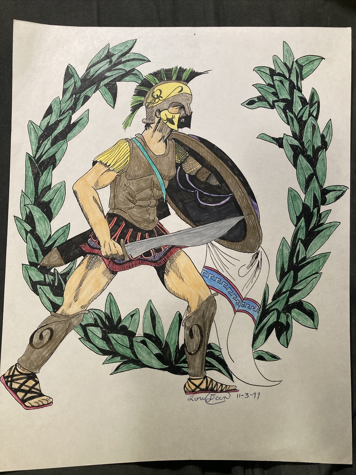 Men's Colored Pencils Set for 11x14 Cardstock Art Projects-image