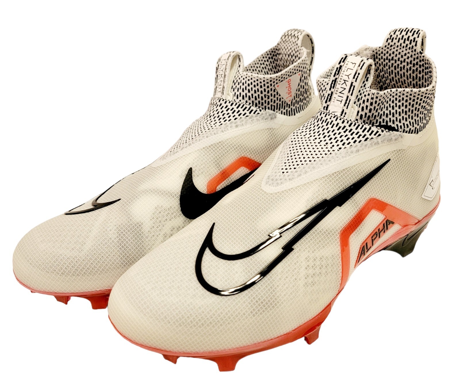 Men's Nike Alpha Menace Elite 3 Football Cleats Red White Sz 10 CT6648-103