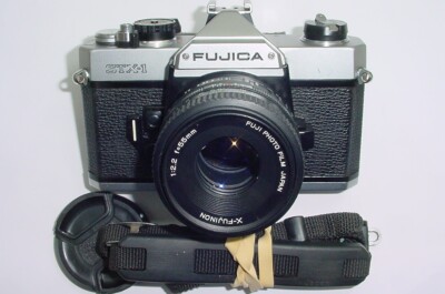FUJICA STX-1 35mm SLR Film Manual Camera with X-FUJINON 55mm Lens  UK