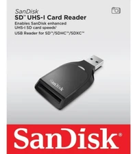 SanDisk SD SDHC SDXC UHS-I USB 3.0 SDDR C531 Memory Card Reader SDDR-C531-GNANN