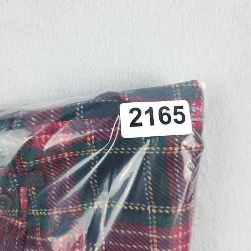 Abercrombie & Fitch Shorts Womens 00 Red Plaid Wool Flannel Lined Pockets Moose - Picture 13 of 13
