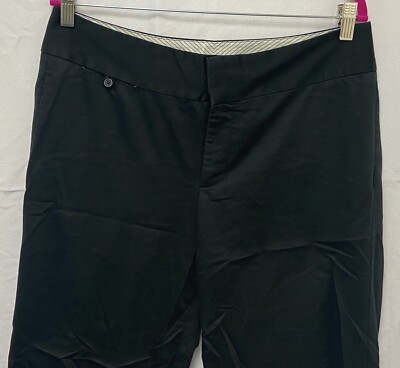 Womens DOCKERS Black Dress Career Pants Sz 12 M Stretch Mid Rise | eBay