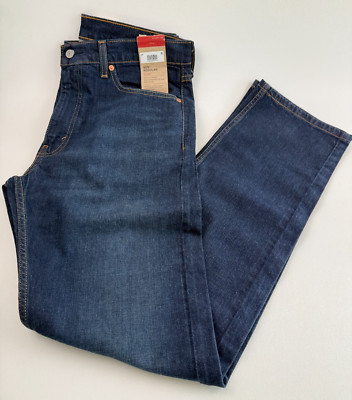 Levi's Men 505 Regular Fit Straight Leg Zip Fly Stretch Jeans