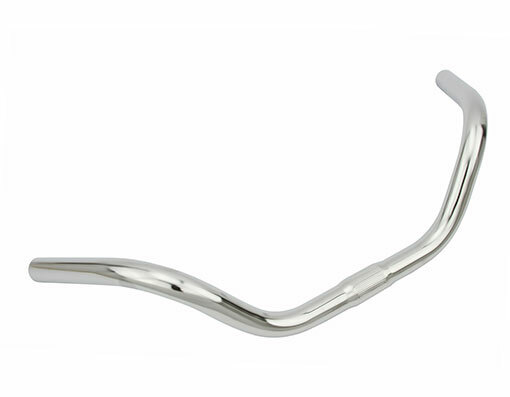 NEW! VINTAGE CLASSIC BEACH CRUISER BICYCLE HANDLEBAR 811 IN 25.4MM CHROME.