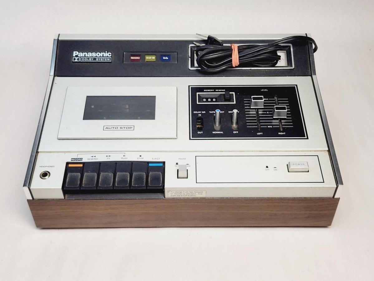 Panasonic Dolby System Cassette Deck Recorder (RS-26345) - Turns