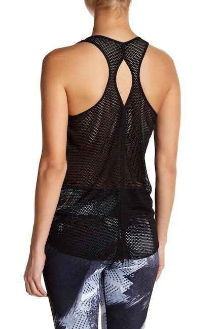 Camiseta sin mangas estampada MSP by Miraclesuit Dotty Grande negra malla trasera M mediana Foto 2 de 2