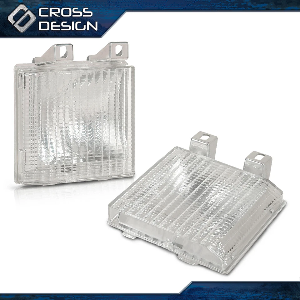 Luz marcadora de esquina lateral de señal de giro delantera cromada apta para camioneta GMC Chevy  Foto 2 de 4