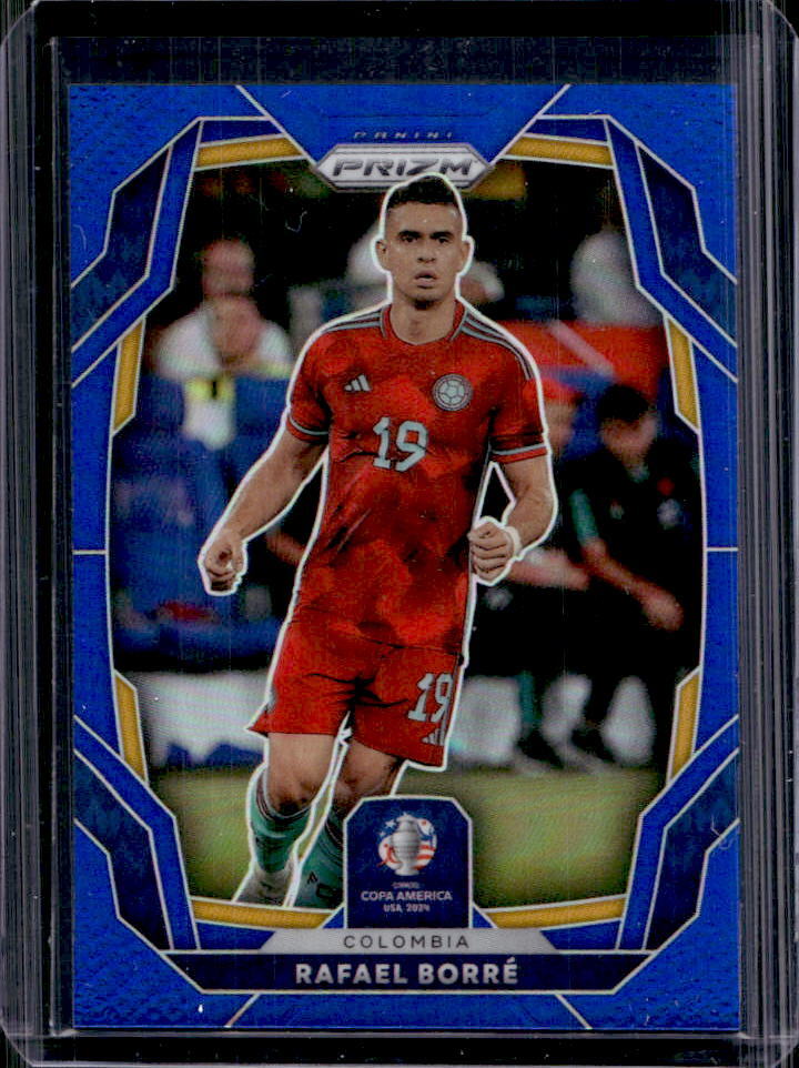 2024 Panini Prizm Copa America Rafael Santos Borre Blue #/110 #52