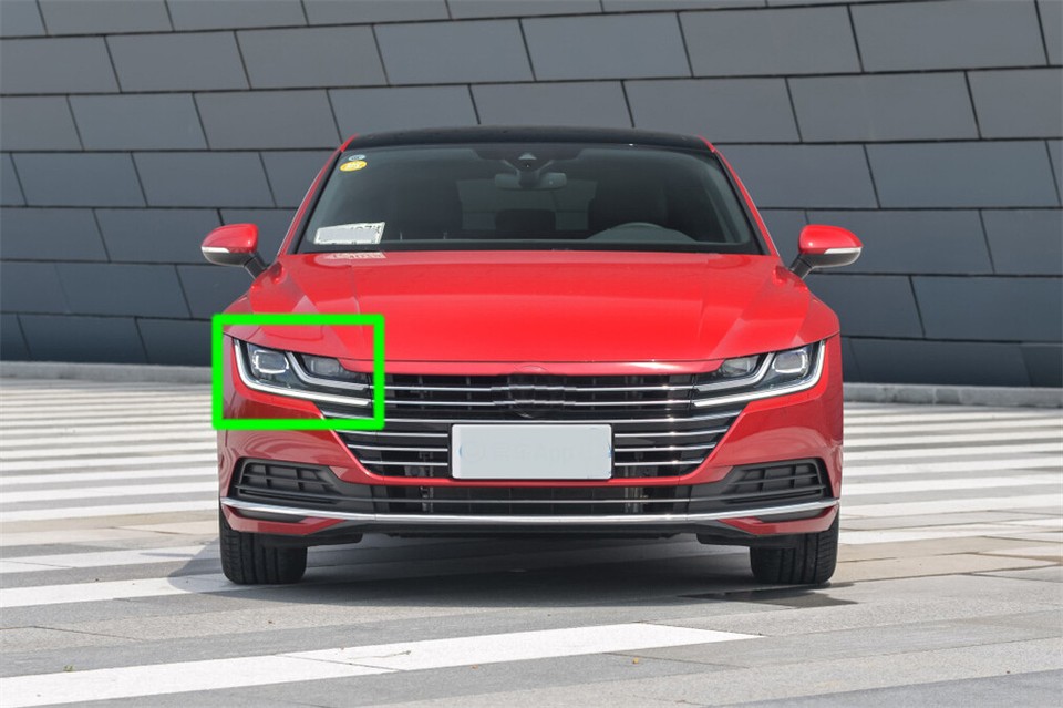 1Pcs Headlight Headlamp Clear Lens Right Cover Fit For Volkswagen CC