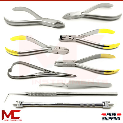 Dental Bracket Adjusting Instruments Orthodontic Pliers Tooth Braces Placing  