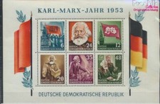 Briefmarken DDR 1953 Mi Block8A postfrisch(9408406