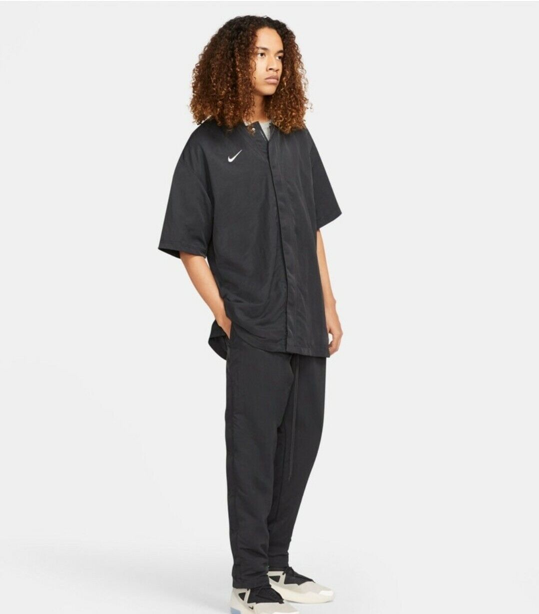 S Nike Fear of GOD Warm Up Top Black