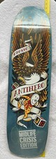 Deck de skateboard Jeff Grosso Anti Hero Eagle Joker édition Mid Life Crisis 
