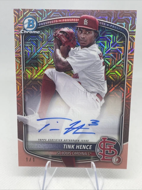 2025 Bowman Chrome Mojo Tink Hence 1/1 Auto BMA-TH
