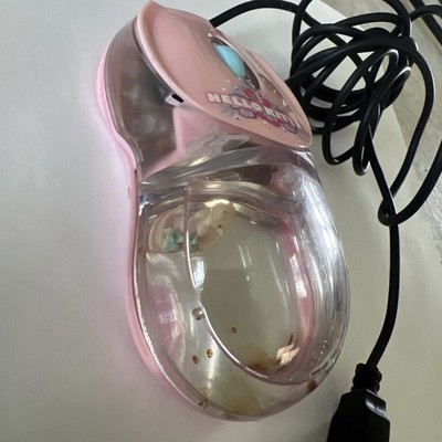 Hello Kitty Liquid Filled Computer Mouse Aqua Bathtub Vintage