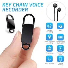Spy Digital Voice Activated Recorder Mini Hidden Audio Dictaphone Device 8G