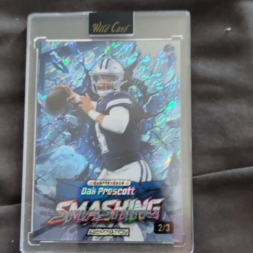 Wild Card 2024 Smashing Alumination Insert Dak Prescott Cowboys #JSMBLS1-DP /3