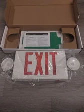 LED Exit Sign with Emergency Lights BRAND NEW