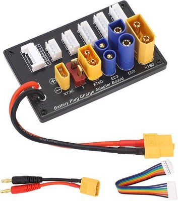 Batterie Balance LadegeräT Adapter Board XT90 XT30 EC3 EC5 T XT60 6S Parallel DE
