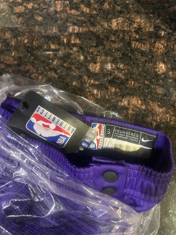 Authentic Los Angeles Lakers Pregame Warmup Pants - Image 2 of 2