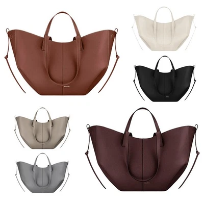 MARKENLOS Tragetasche Große Kapazität-2025 Damen Fashion Wings Bucket Bag Rindsledertasche