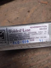Vintage O.C. Electronics Folded Line Reverb Tank  199 Ohm In 208Ohm Out