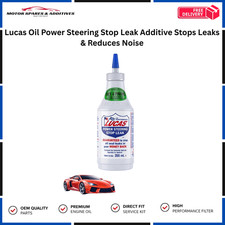 Lucas Oil Power Steering Stop Leak Additive Stops Leaks & Reduces Noise