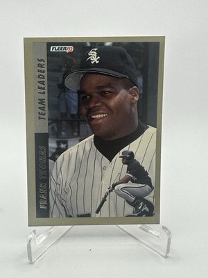 1993 Fleer - Series 1 A.L. Team Leaders Frank Thomas #5 (Combine Store Shipping)