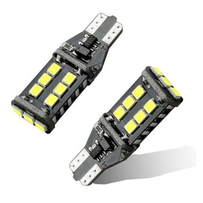 Car T15 LED Backup Reverse Light, 12V 6500K 5W High Bright Brake LED Bulb, 2PCS