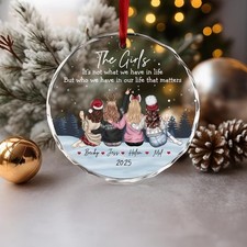 Personalized Group Friendship Ornament, Gift for Friends