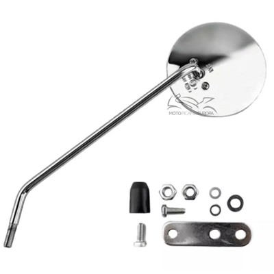 Specchio Retrovisore Nero Destro Sinistro Con Piastra Vespa PK 50 S XL - Motoricambi Soviero - Foto 4