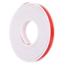 9.8Ft U-Shape Edge Banding Furniture Edge Protector White 15mm/0.59" 