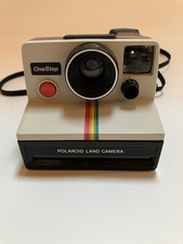 Vintage Polaroid One Step Land Camera Rainbow Stripe SX-70 Film UNTESTED