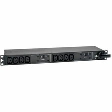 Tripp Lite PDU Basic 208V / 240V 30A 5/5.8kW C13 10 Outlet L6-30P Horizontal