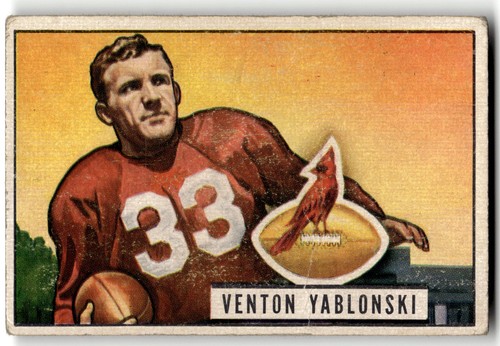 Ventan Yablonski #138 1951 Bowman card