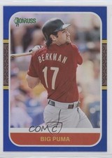 2021 Panini Donruss Retro 1987 Variation Holo Blue Lance Berkman (Big Puma) 1u6