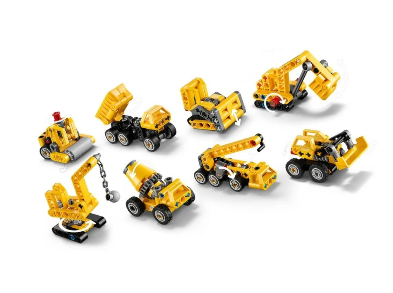 LEGO® 42233 Technic Mighty Machines Series 1 Complete Set of 8