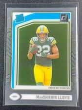 MARSHAWN LLOYD 2024 PANINI CLEARLY DONRUSS #78 RATED ROOKIE PACKERS