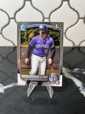 2025 Bowman Chrome #BCP-219 Alessander De La Cruz 1st Bowman