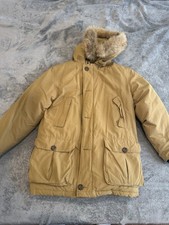 Woolrich Arctic Parka – Tan with Fox Fur-Trim Hood (Men’s Small) (Vintage)