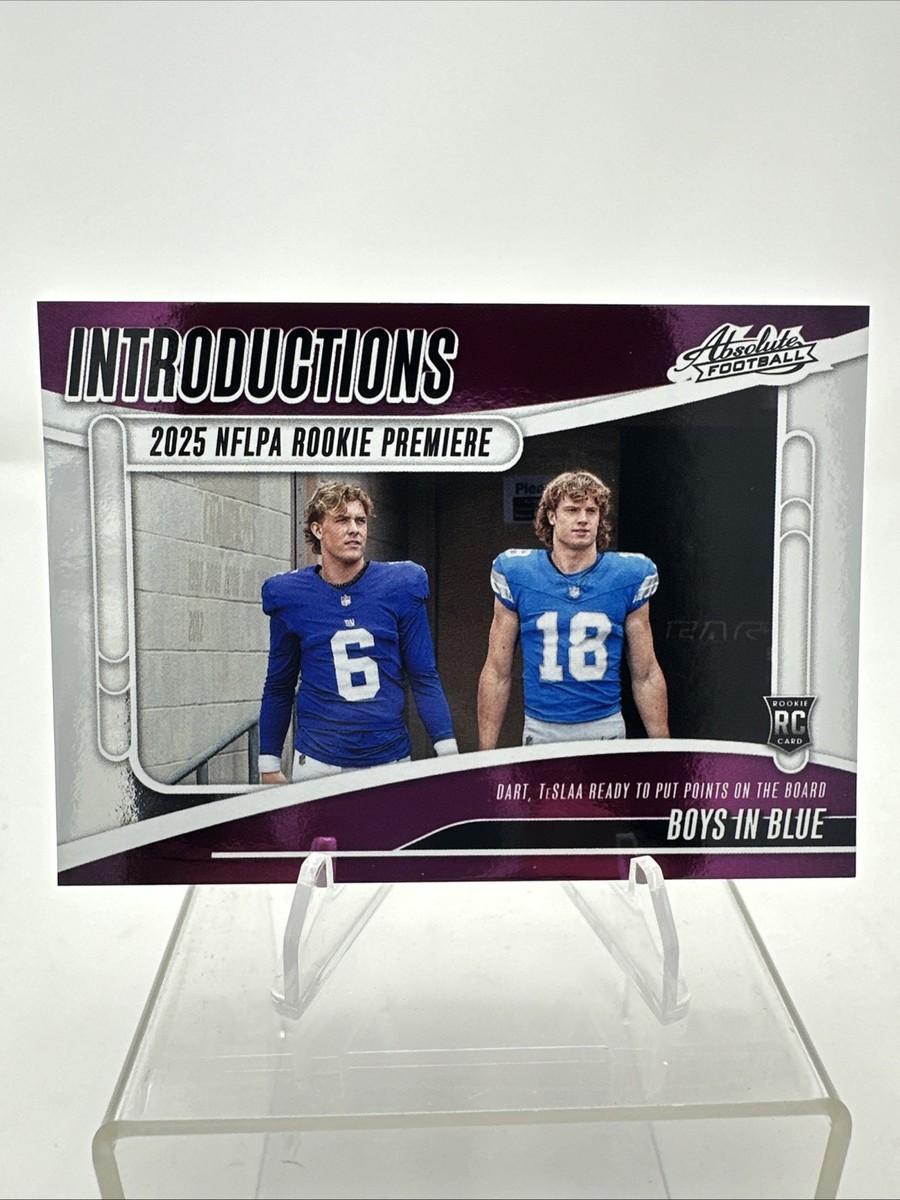 2025 Panini Absolute Introductions Jaxson Dart Isaac Tesla #I-JDT