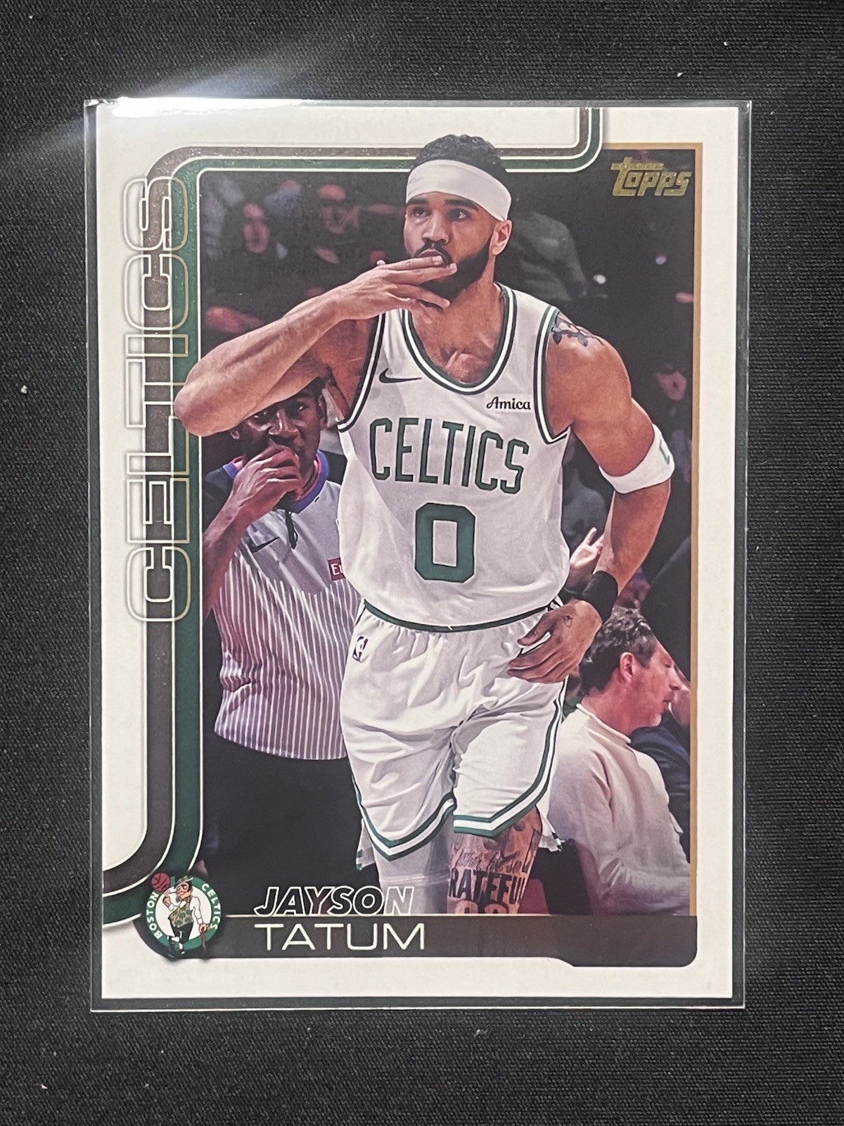 2025-26 Topps NBA Jayson Tatum Golden Mirror Image Variation SSP Celtics #1