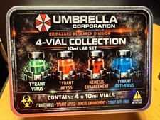 Umbrella Corporation 10ml Crimped Glass Prop Vial Boxed Set - T-virus