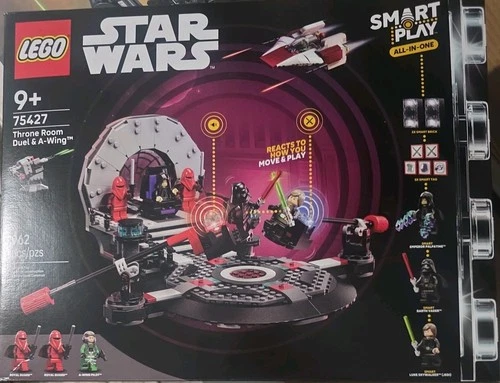 LEGO Star Wars Reactive Smart Brick Throne Room Duel & A-Wing **Fast Shipping**